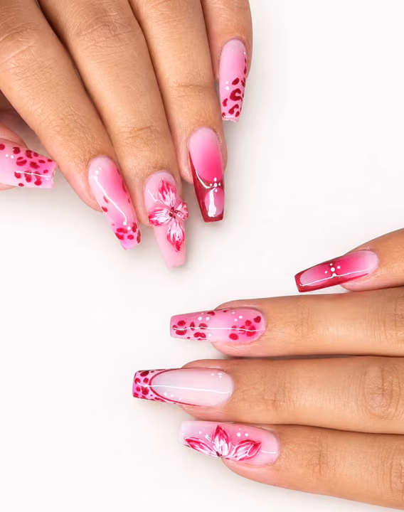3d Sculpting, Airbrush, Coffin, Encapsulation — nail work by Russian Manicure Atlanta