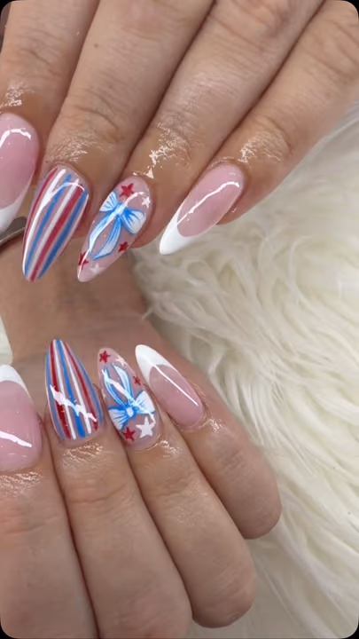 3d Sculpting, Line Art, French Manicure, Hand Painting — nail work by Lush Nail Bar Grant Park