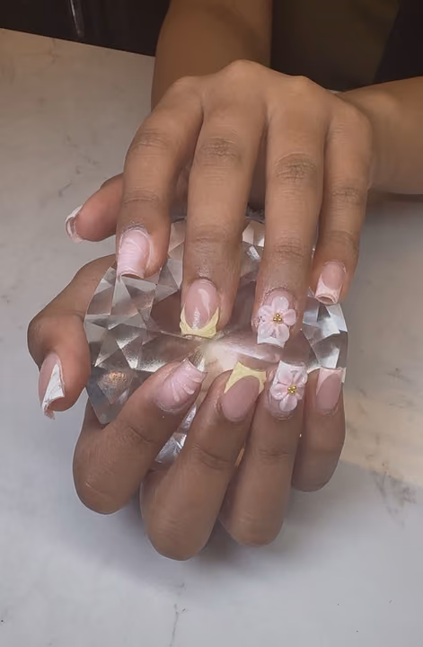 3d Sculpting, French Manicure — nail work by Nails by Gracie