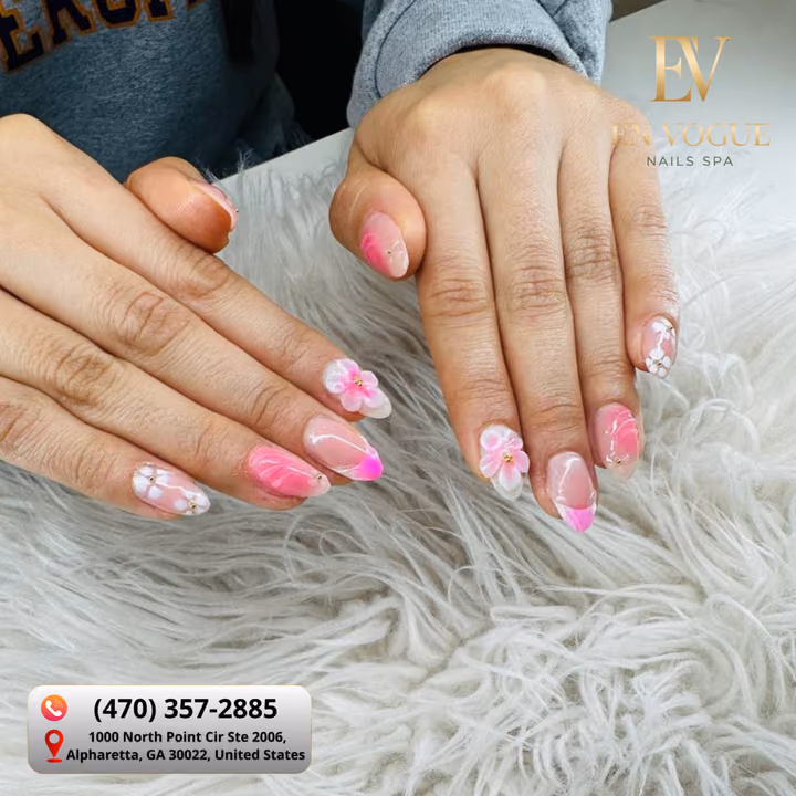 3d Sculpting, Encapsulation, French Manicure — nail work by En Vogue Nails Spa