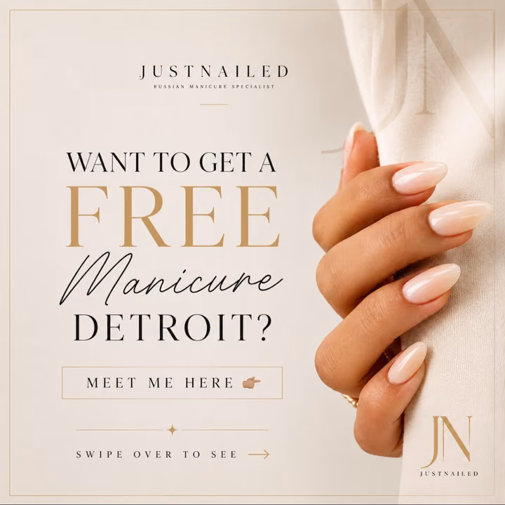 Almond, Apex Building, Overlay, Structured Gel — nail work by RUSSIAN MANI EDU+SALON