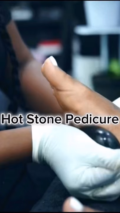 Pedicure — nail work by Atlanta Nail Tech