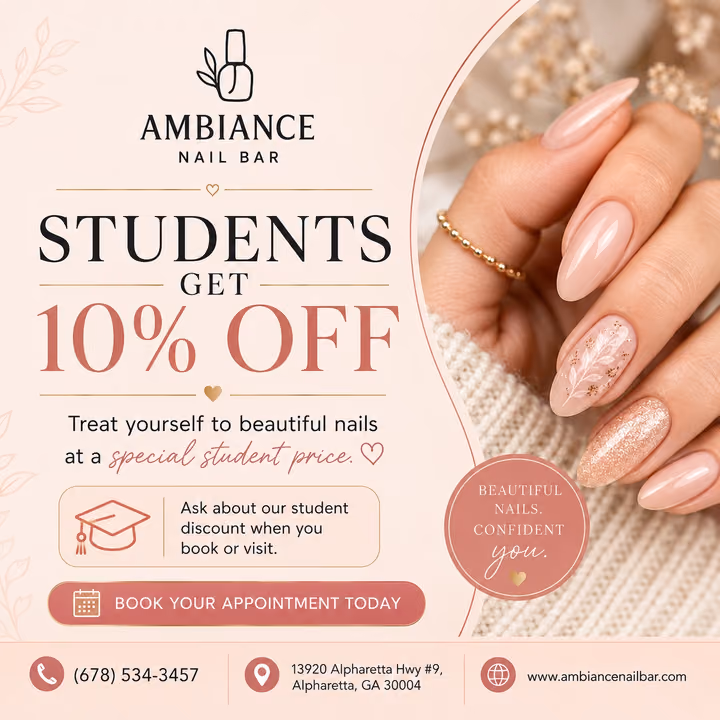 3d Sculpting, Chrome, Encapsulation — nail work by Ambiance Nail Bar