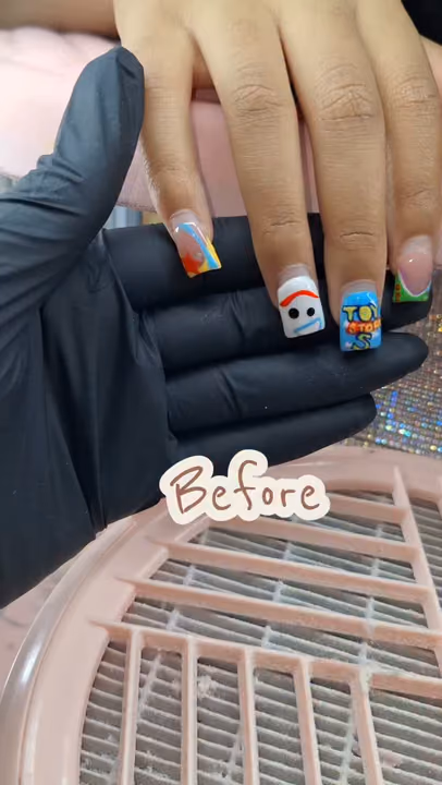 Hand Painting, Character Art — nail work by Nail Your Occassion