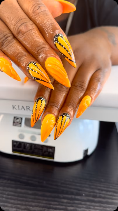 3d Sculpting, Hand Painting — nail work by Nailsbytam_thecelebtech