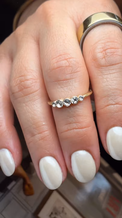 Cat Eye, Gel Overlay — nail work by Ambiance Nail Bar