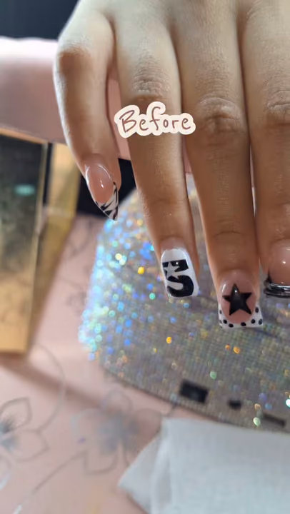 Graphic Art, Pattern Work, Hand Painting — nail work by Nail Your Occassion