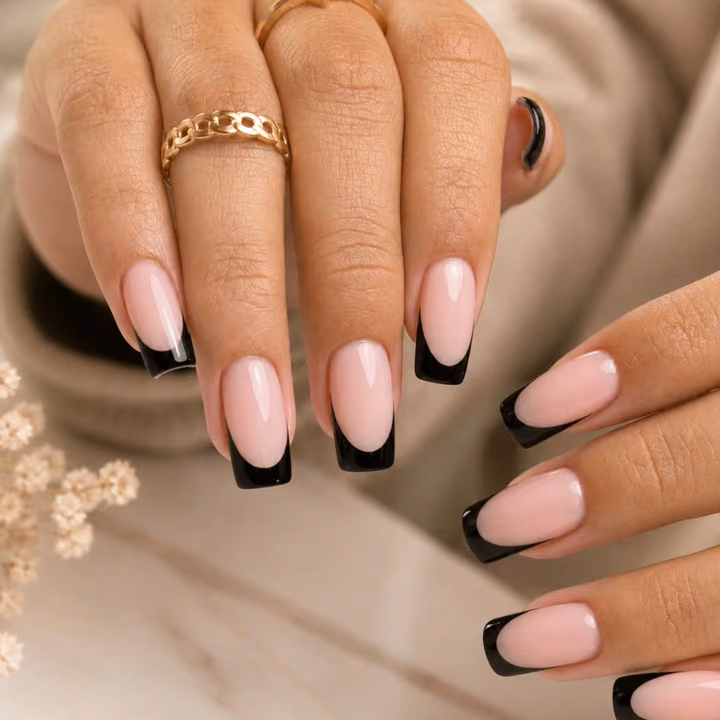 French Manicure — nail work by Ambiance Nail Bar