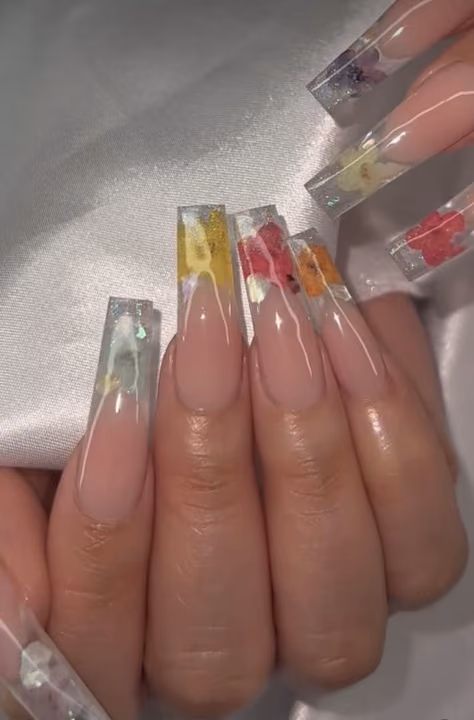 Acrylic Extensions, Encapsulation, Extreme Length — nail work by Nailed By Christel