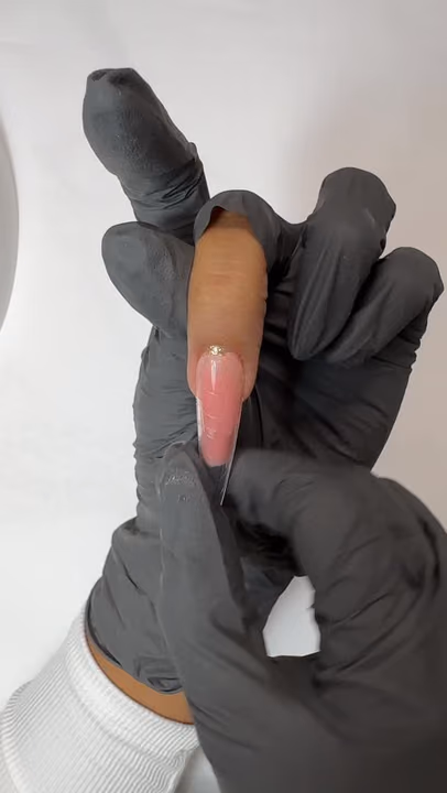 Apex Building, Nail Extensions, Stiletto — nail work by Adyclou