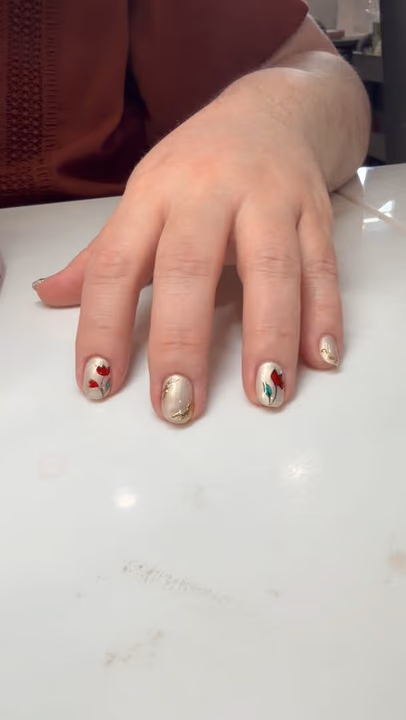Hand Painting — nail work by Decatur