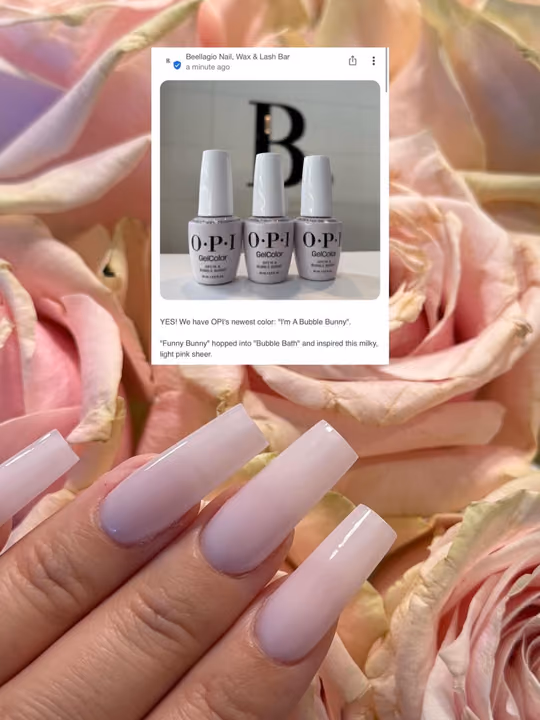 Nail work by BEELLAGIO NAIL, WAX, & LASH BAR