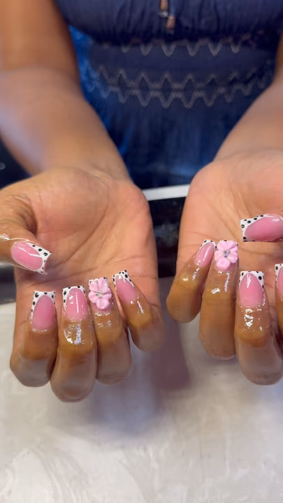 3d Sculpting, French Manicure — nail work by ATLANTAS #1 LICENSED NAIL SALON
